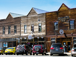 Roslyn clapboard building facades